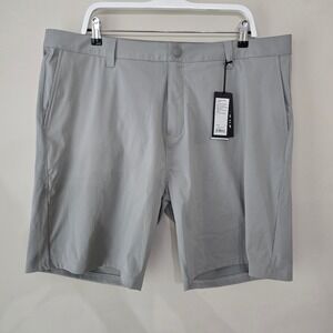 Rhone Mens Commuter 9" Short Dark Griffin Gray Flex Knit Size 40 100273-056-40